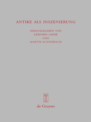 cover image of Antike als Inszenierung